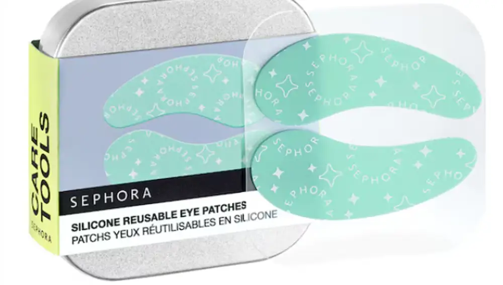 Parches de ojos de silicona reutilizables