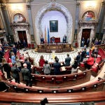 El pleno ha guardado un minuto de silencio