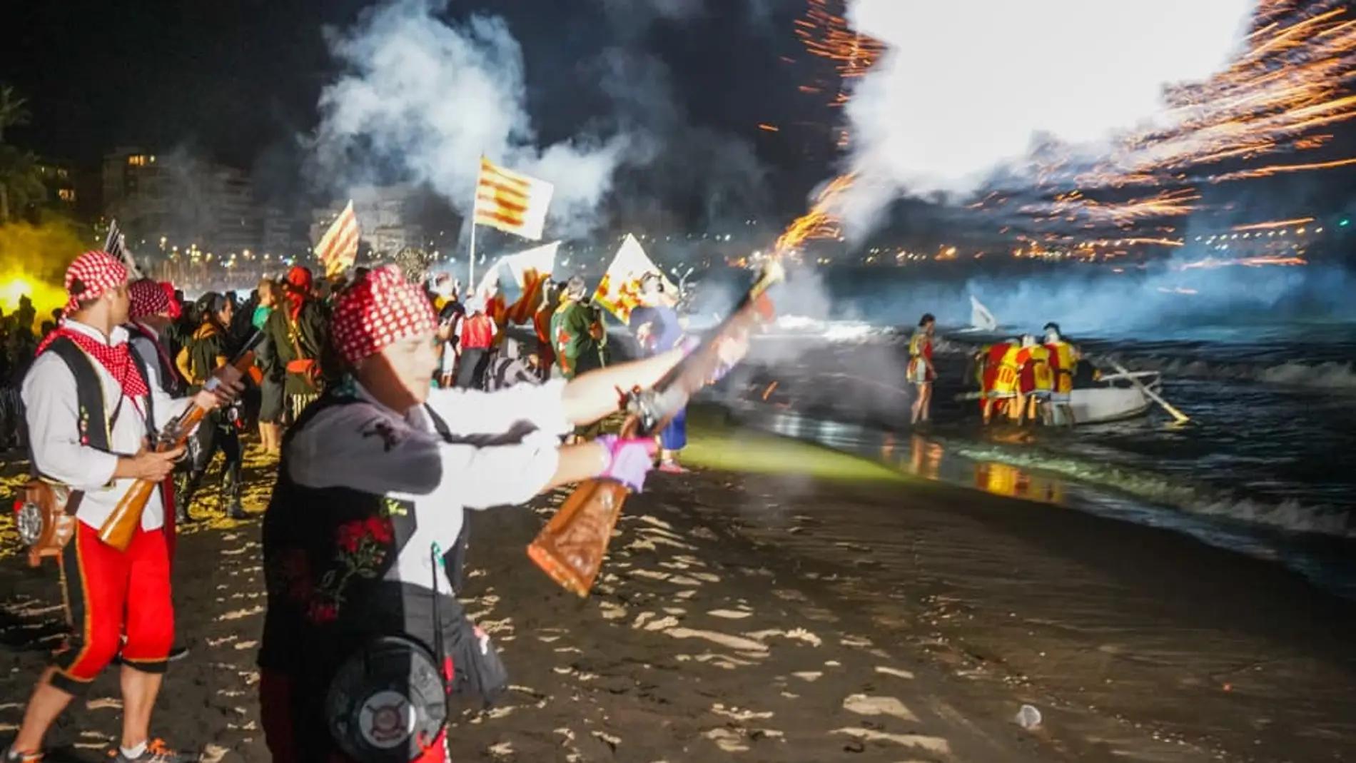 Imagen del Desembarco de las fiestas de Moros y Cristianos de La Vila Joiosa, Alicante