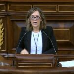 Milagros Marcos durante su intervención en el Congreso de los Diputados