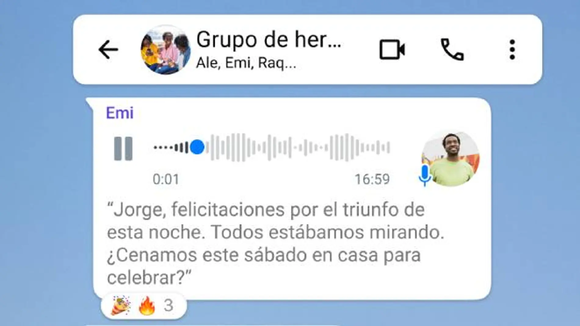 Cómo activar y usar la transcripción de las notas de voz en WhatsApp.