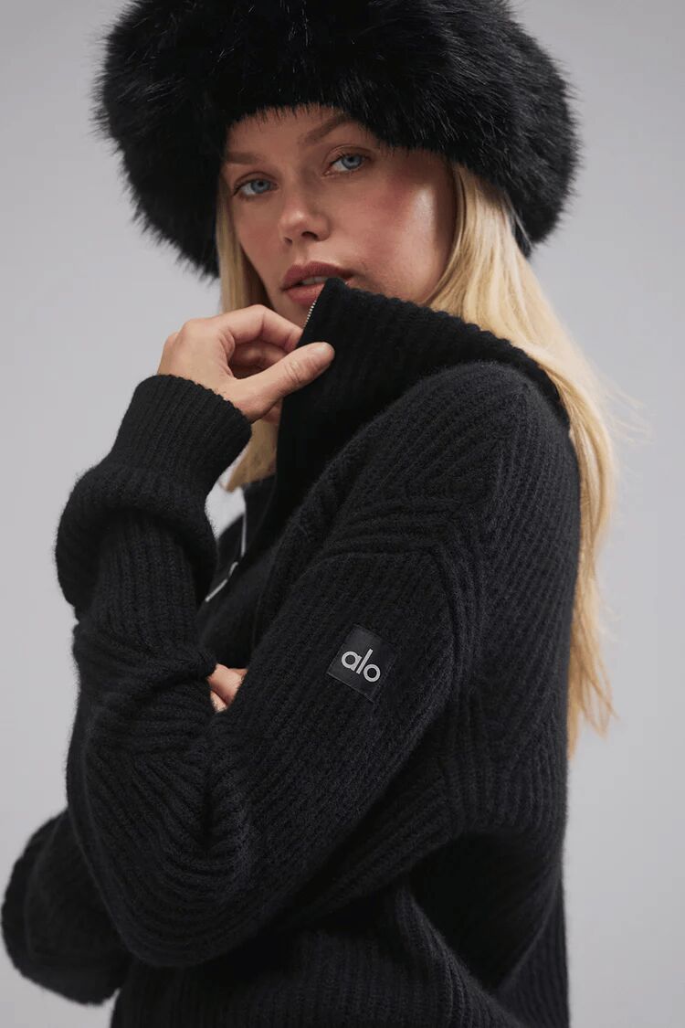 Courchevel cashmere full zip jacket