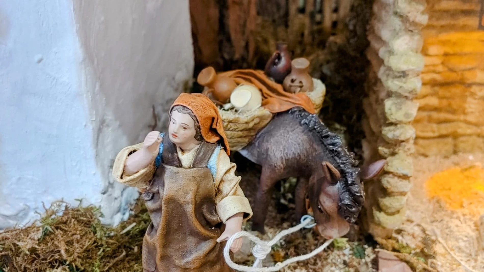 Una de las figuras que componen el belén