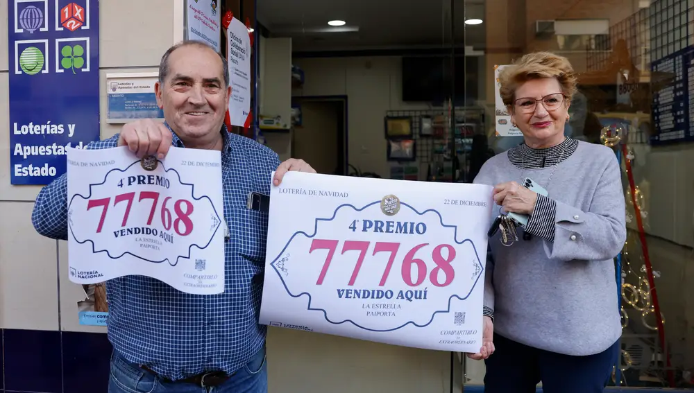 El tercer quinto premio, el 74.778, deja 2.826.000 euros, más de la mitad en València