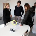 Fotografía remitida por el PSPV con las llaves remarcadas