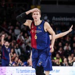 Vesely, en el último partido del Barcelona en la Liga Endesa ante el MoraBanc Andorra