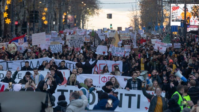 Serbia Protest