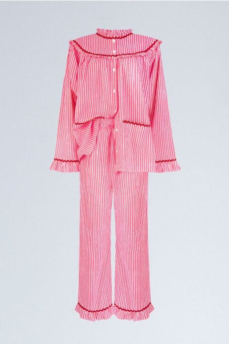 Pijama rayas.