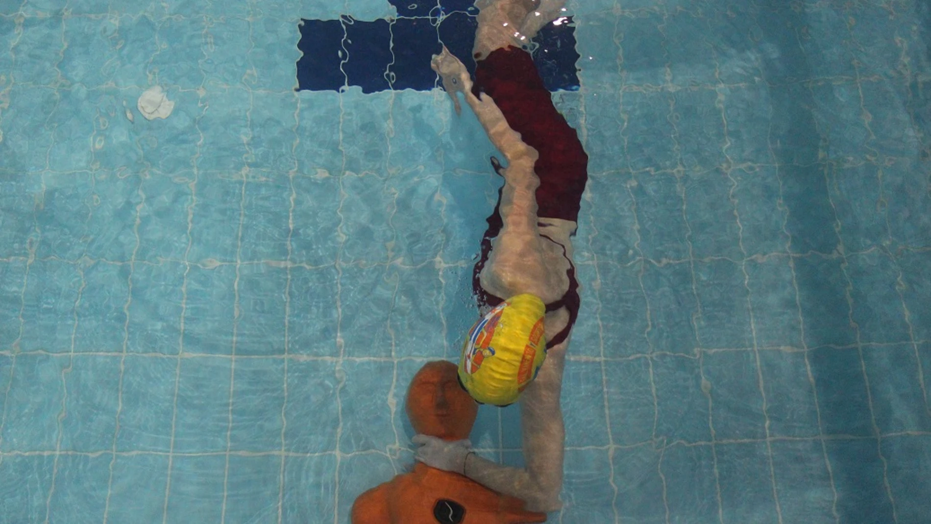 Una deportista participando en una de las pruebas