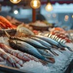 Pescadería de un supermercado