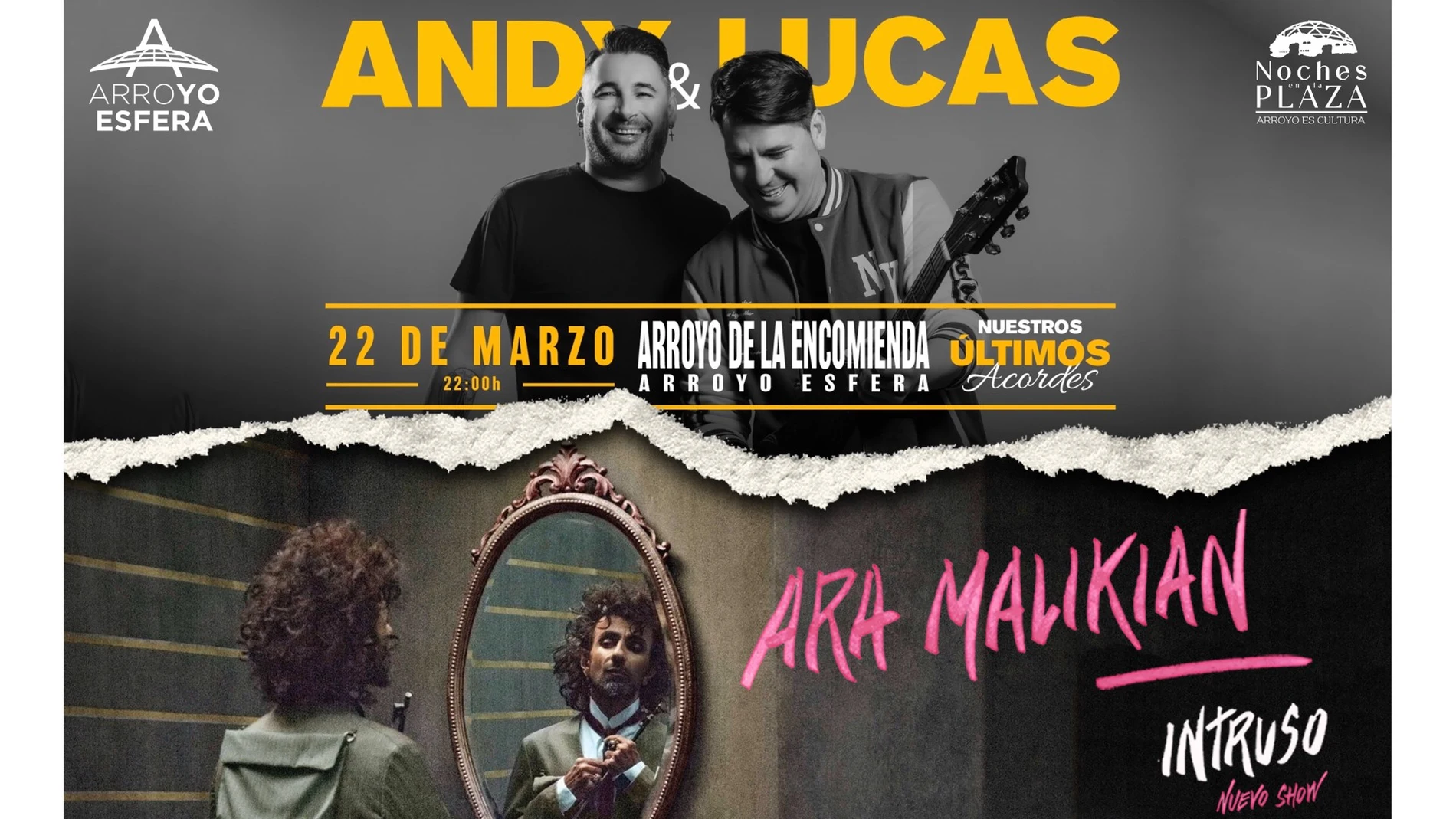 Arroyo de la Encomienda disfrutará de estrellas musicales en el nuevo ciclo "Noches en la Plaza"