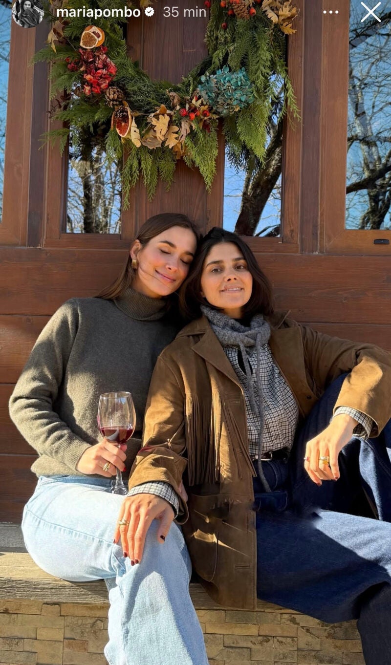 María Pombo y María García de Jaime.