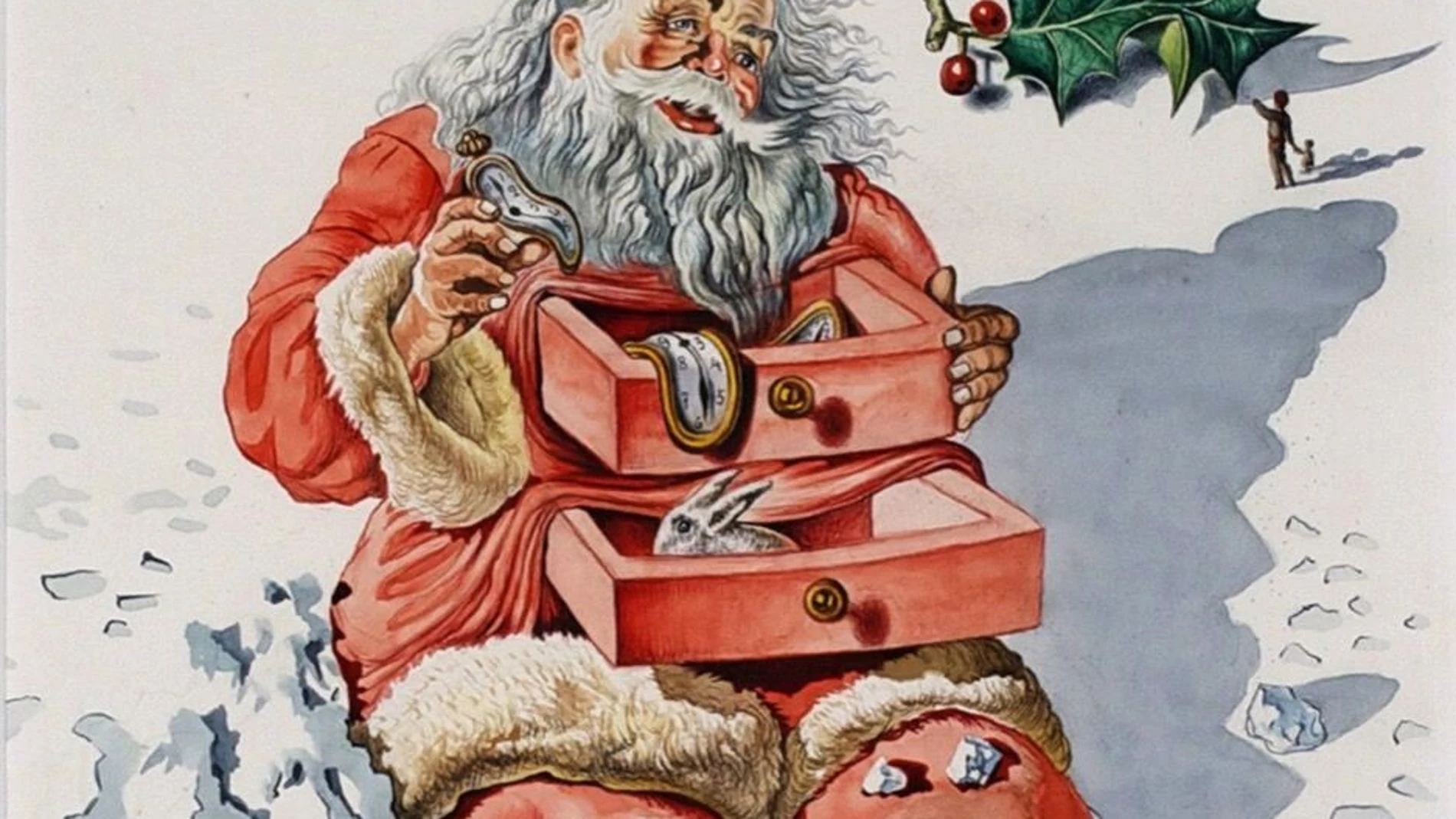 Un Papa Noel con cajones para Hallmark