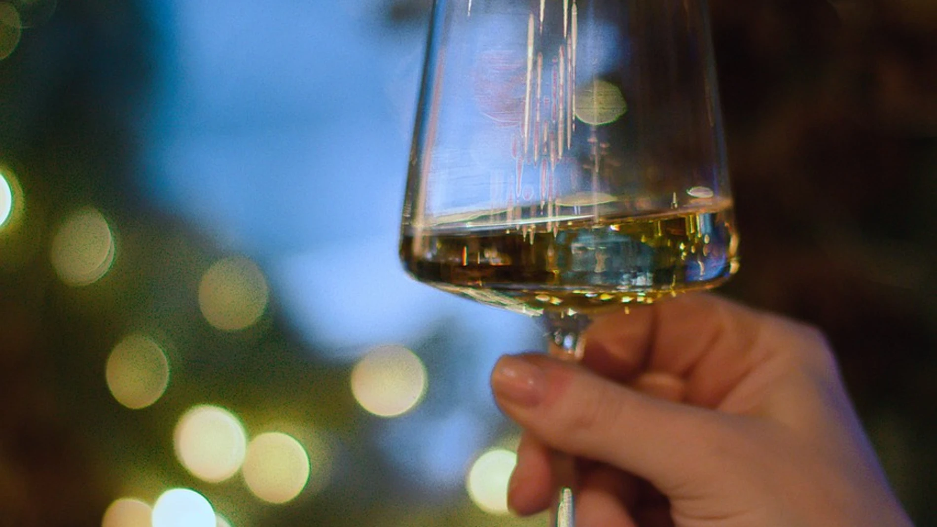 Copa de vino blanco