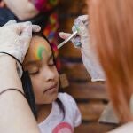 Cómo pintar a los niños en la cara 