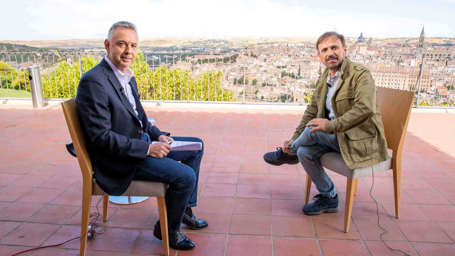 Jenaro Castro con José Mota