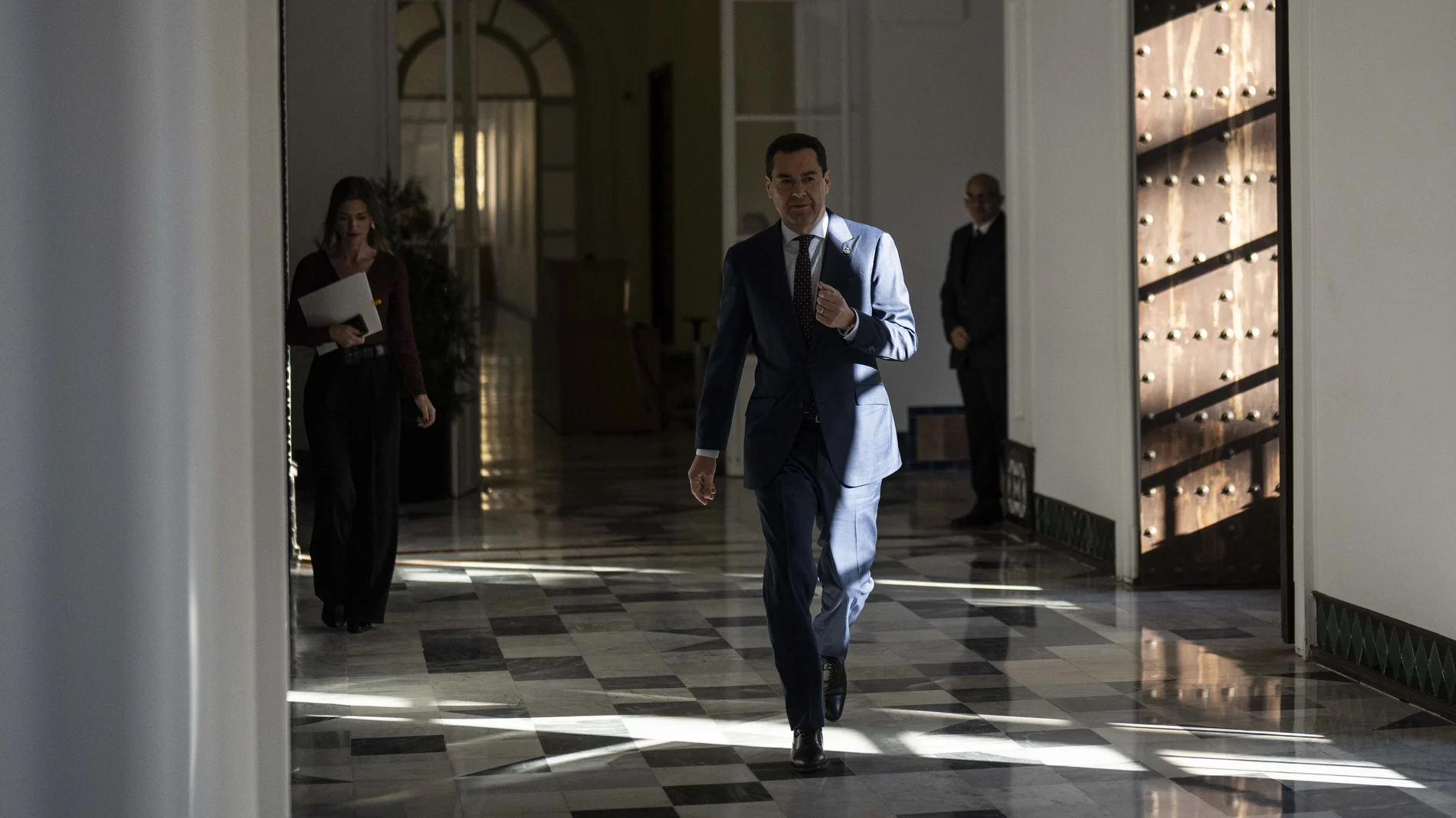 El presidente de la Junta de Andalucía, Juanma Moreno