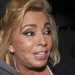 Carmen Borrego llegando a la casa Terelu para celebrar la Nochebuena