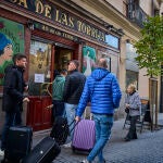 Turistas en el centro de Madrid 