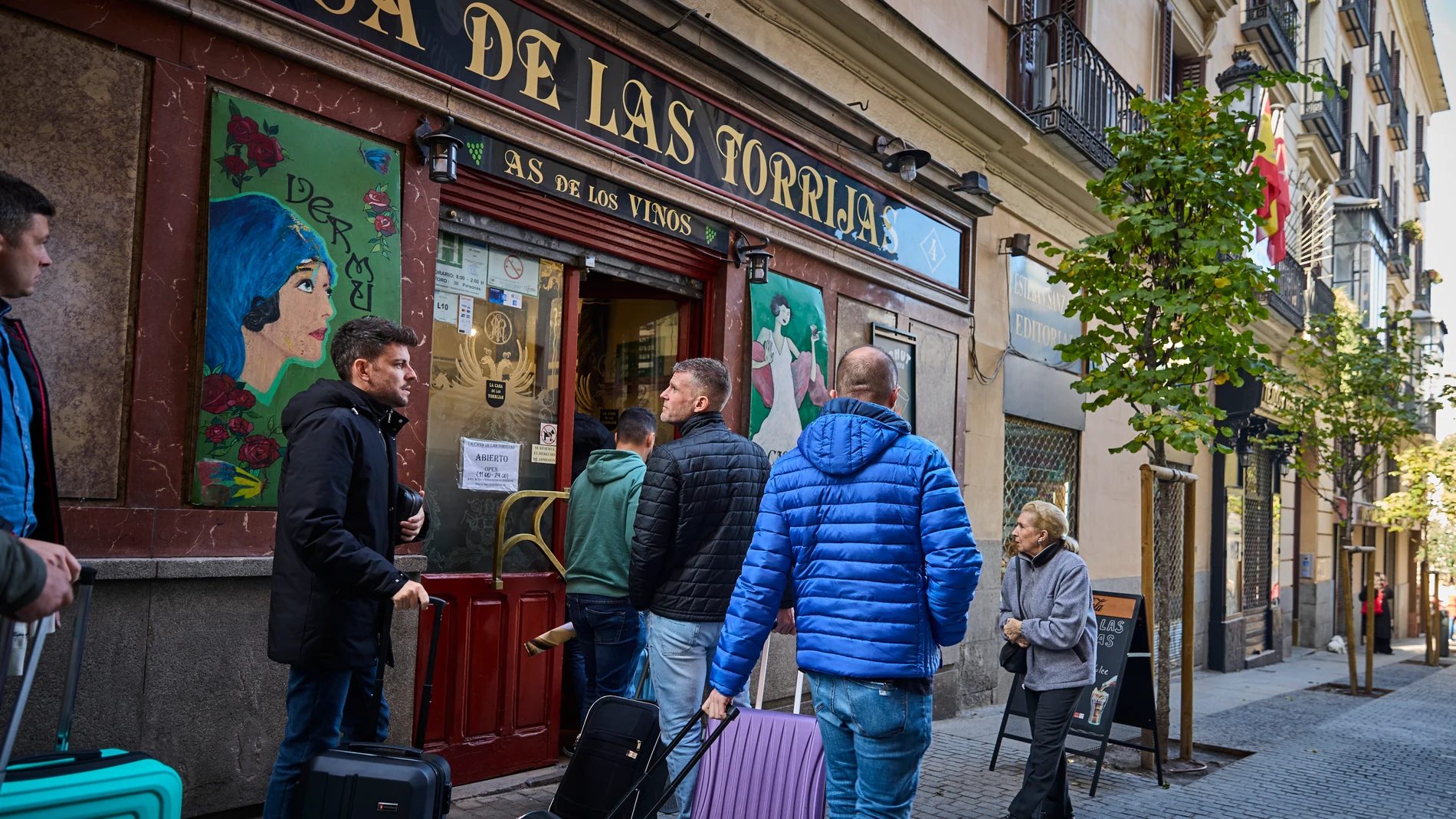 Turistas en el centro de Madrid