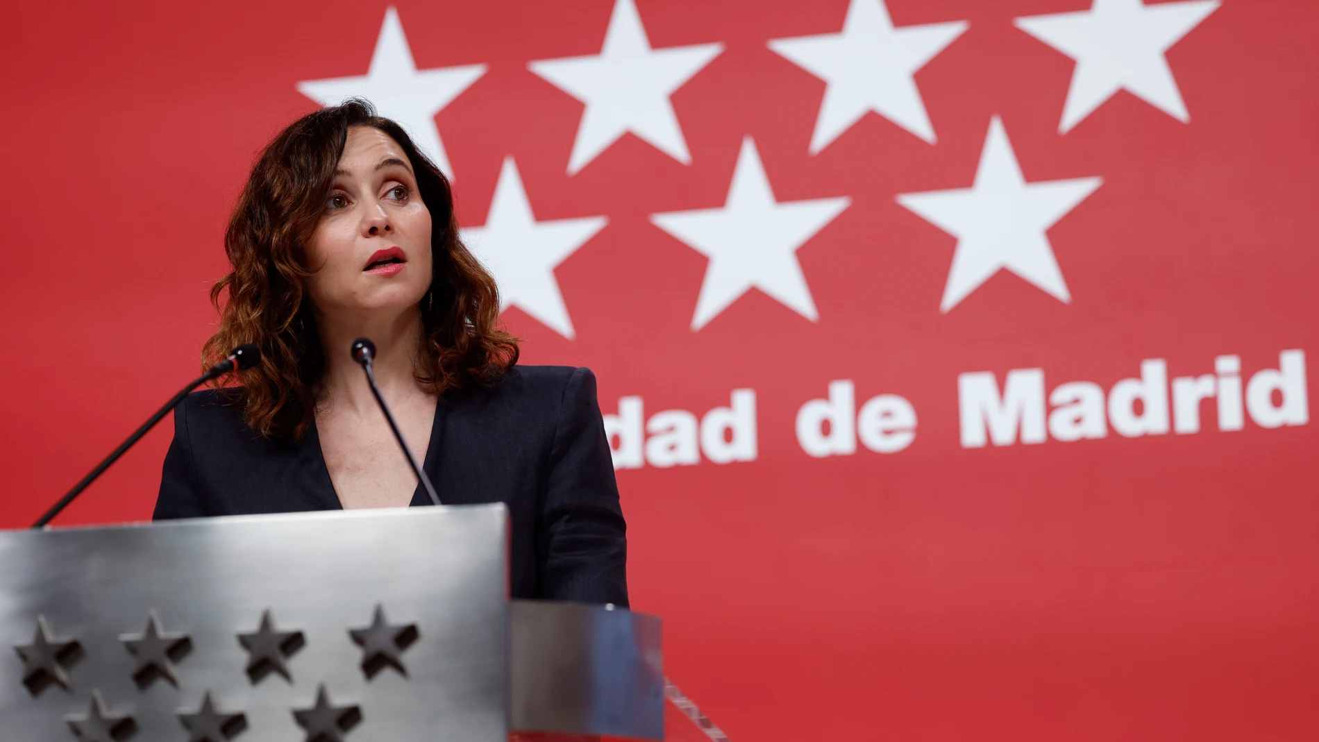 La presidenta de la Comunidad de Madrid, Isabel Díaz Ayuso