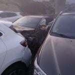 Sucesos.- Un total de cinco coches protagonizan un accidente en la A30 a la altura de Molina de Segura