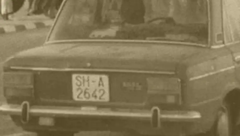 Coche con matrícula histórica SH