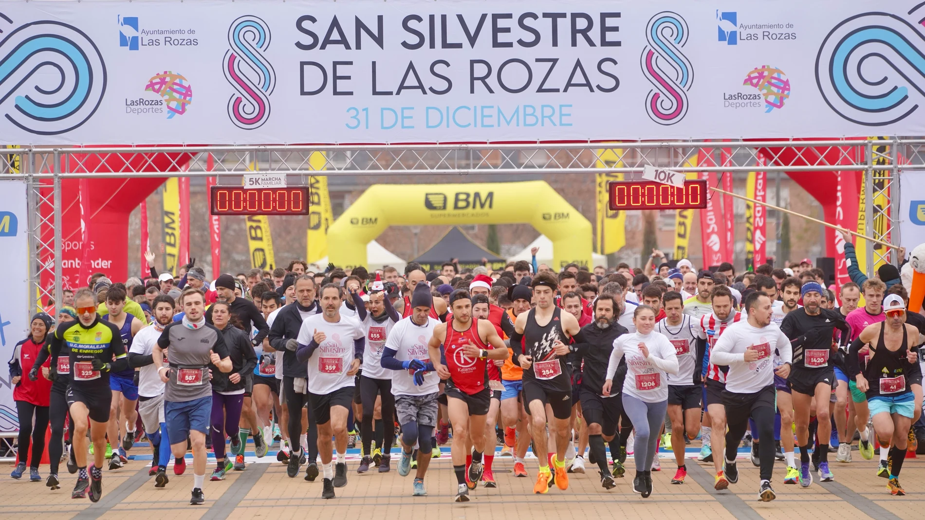 San Silvestre en Las Rozas REMITIDA / HANDOUT por AYUNTAMIENTO DE LAS ROZAS Fotografía remitida a medios de comunicación exclusivamente para ilustrar la noticia a la que hace referencia la imagen, y citando la procedencia de la imagen en la firma 27/12/2024