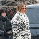 El look de Jennifer Lopez en la nieve.
