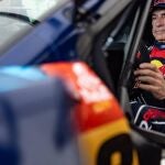 Carlos Sainz, al volante del Ford Raptor T1+