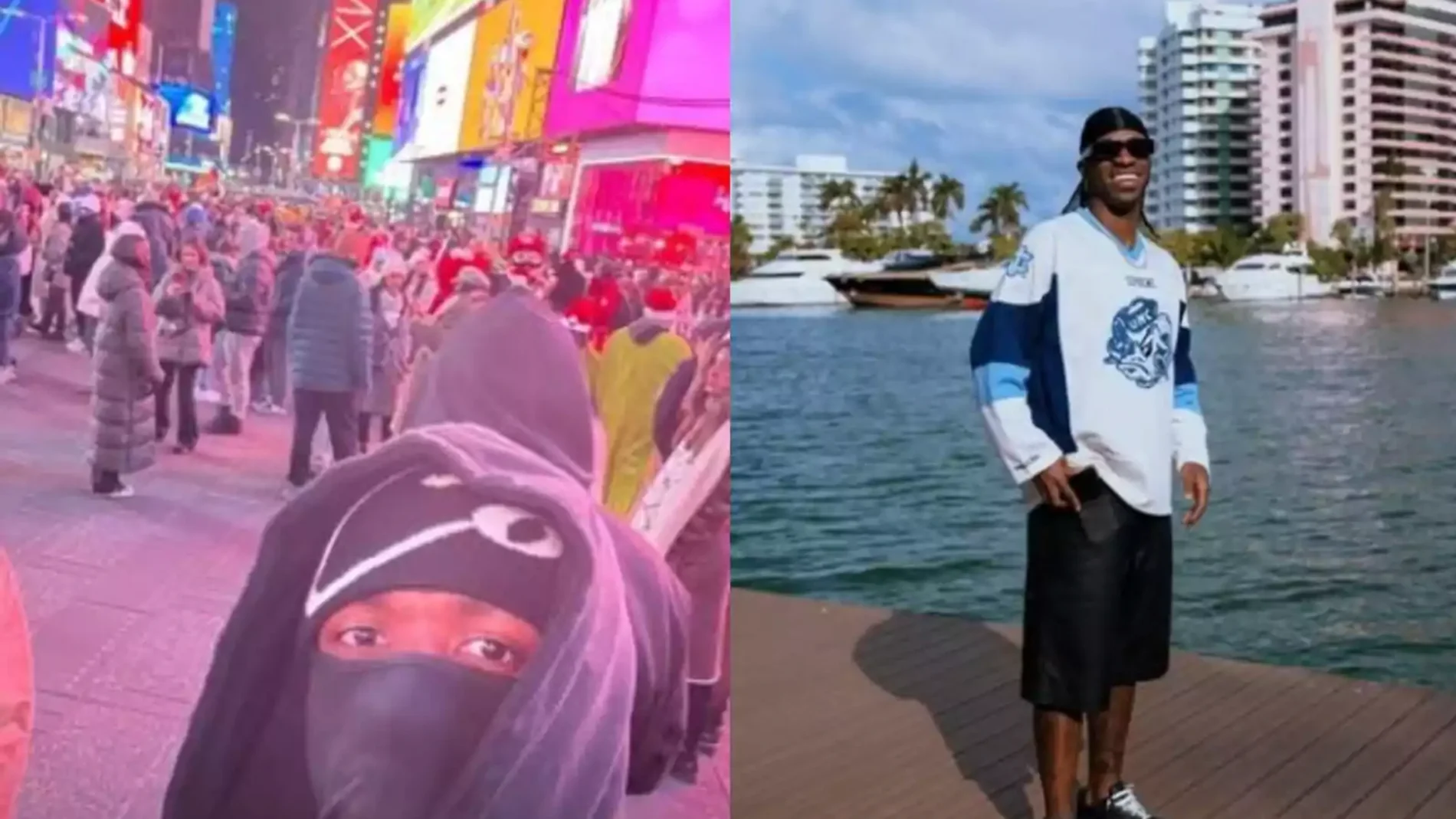 Vinicius, durante sus vacaciones