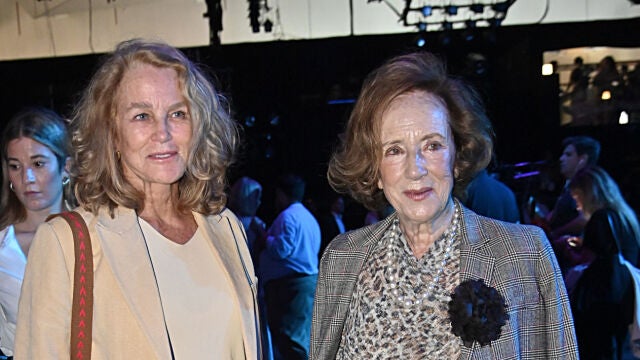Victoria Eugenia Figueroa de Borbón y su hija, María Suelves