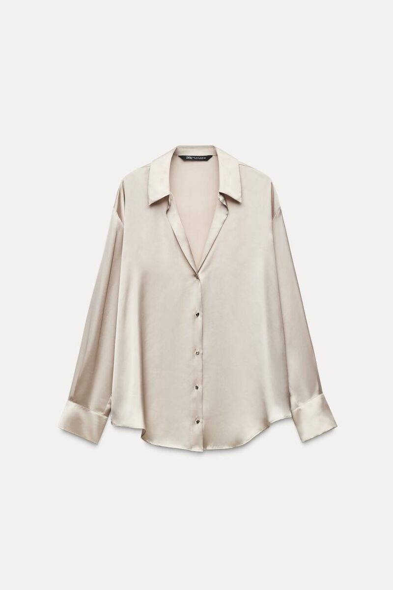 Camisa satinada