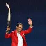 Nadal, en la ceremonia inaugural de los Juegos Olímpicos de París