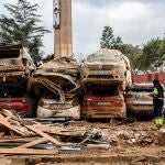 Coches afectados por la DANA de Valencia