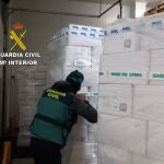 Imagen de los productos incautados. 