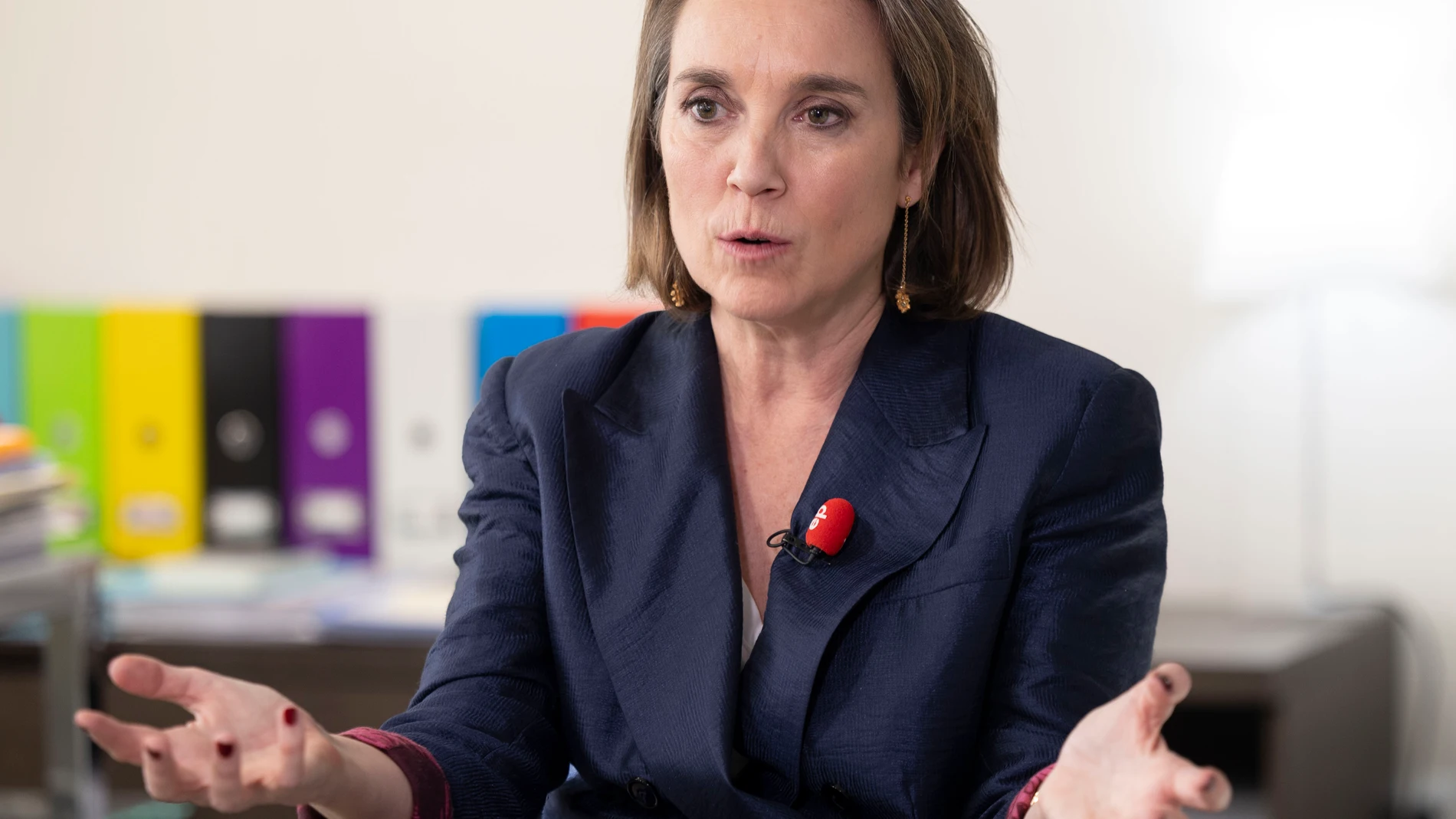 La secretaria general del PP, Cuca Gamarra, durante una entrevista para Europa Press, en la sede del PP, a 27 de diciembre de 2024, en Madrid (España). Gamarra es, desde 2022, secretaria general del Partido Popular. Además, entre 2020 y 2023 fue portavoz de la formación en el Congreso de los Diputados y, entre 2011 y 2019, alcaldesa de Logroño, siendo la primera mujer al frente de la Alcaldía de la ciudad. 27 DICIEMBRE 2024;ENTREVISTA;CUCA;PP;PARTIDO POPULAR;RETRATOS;SECRETARIA GENERAL; Edu...