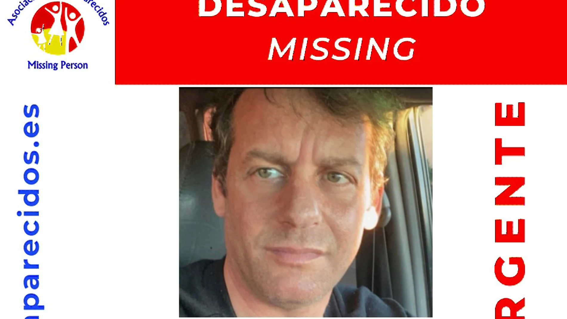 Alerta de SOS Desaparecidos sobre Alfonso David Díez