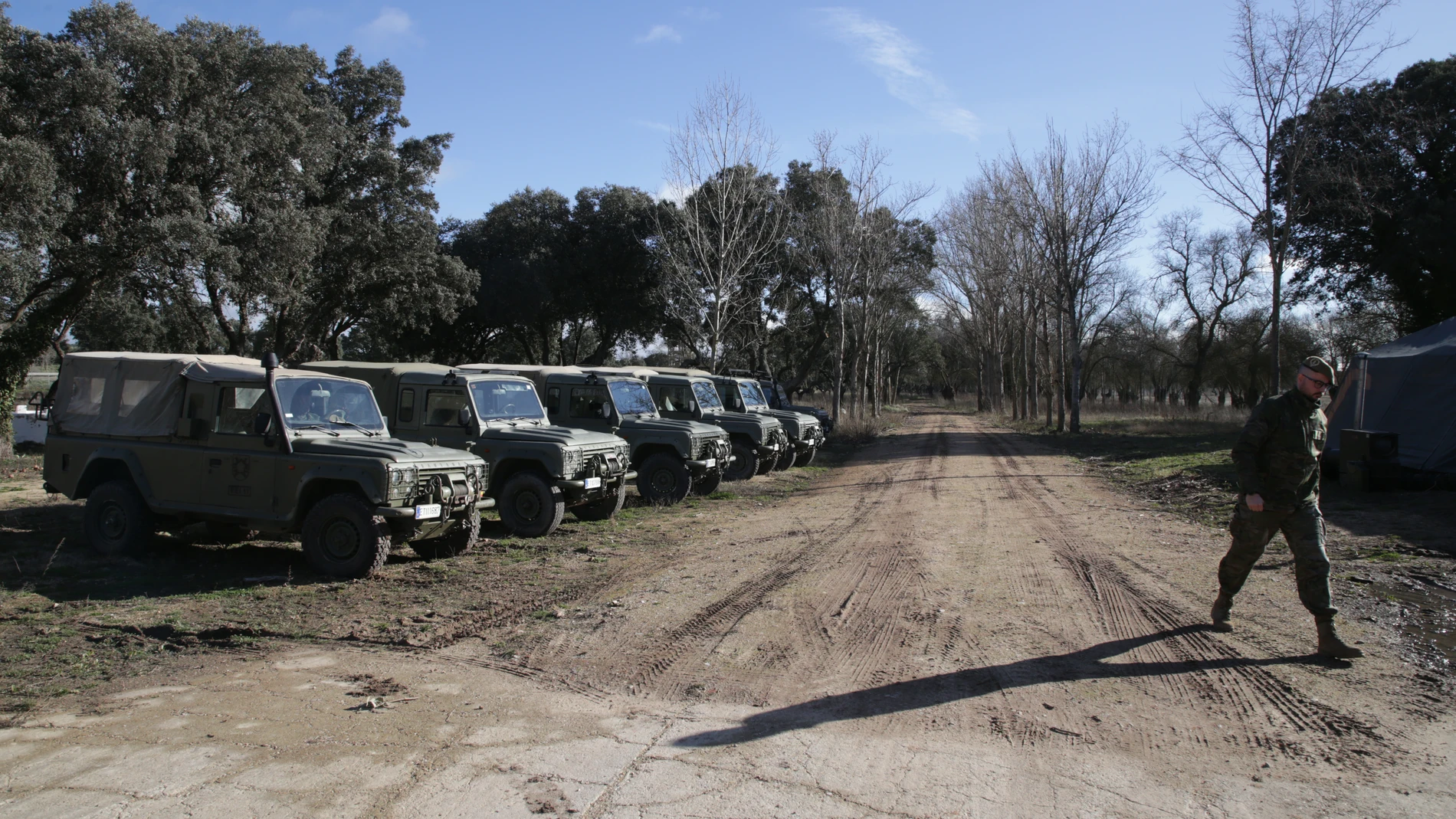 El campamento de Monte la Reina