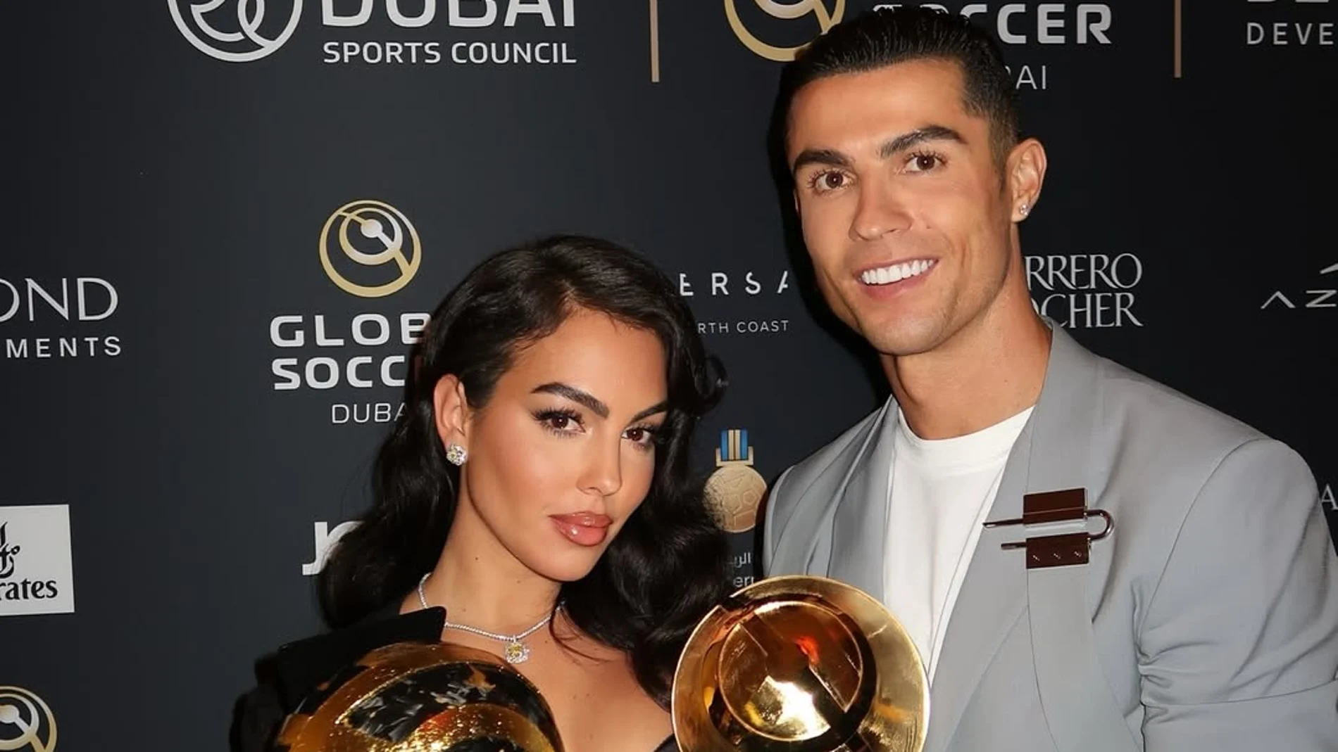 Georgina Rodríguez y Cristiano Ronaldo.