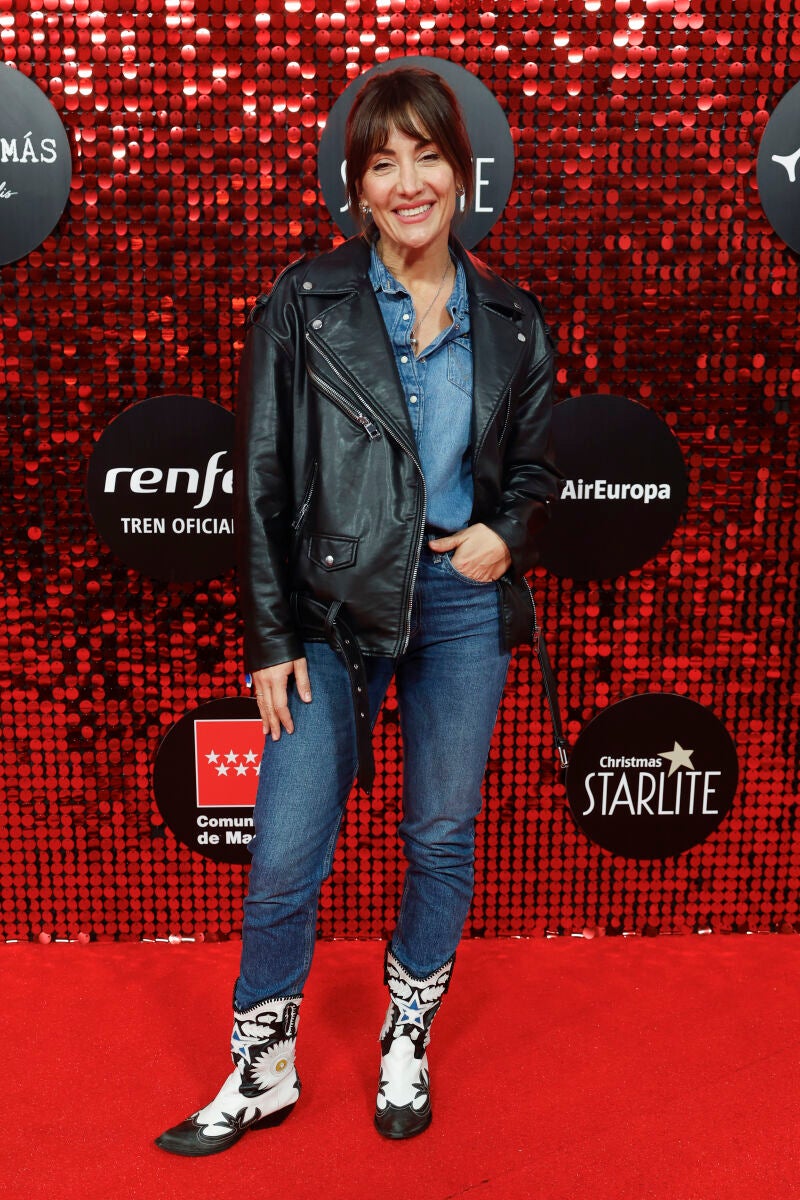 Nagore Robles en el concierto de Estopa en Madrid.