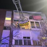 MADRID.-Sucesos.- Nueve personas intoxicadas por inhalación de humo tras un incendio en un edificio de cuatro pisos en Aranjuez