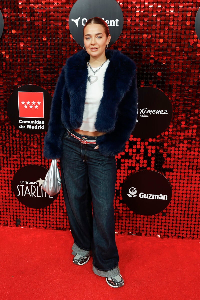 Laura Escanes en el concierto de Estopa en Madrid.
