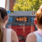 Altas temperaturas en el centro de Madrid