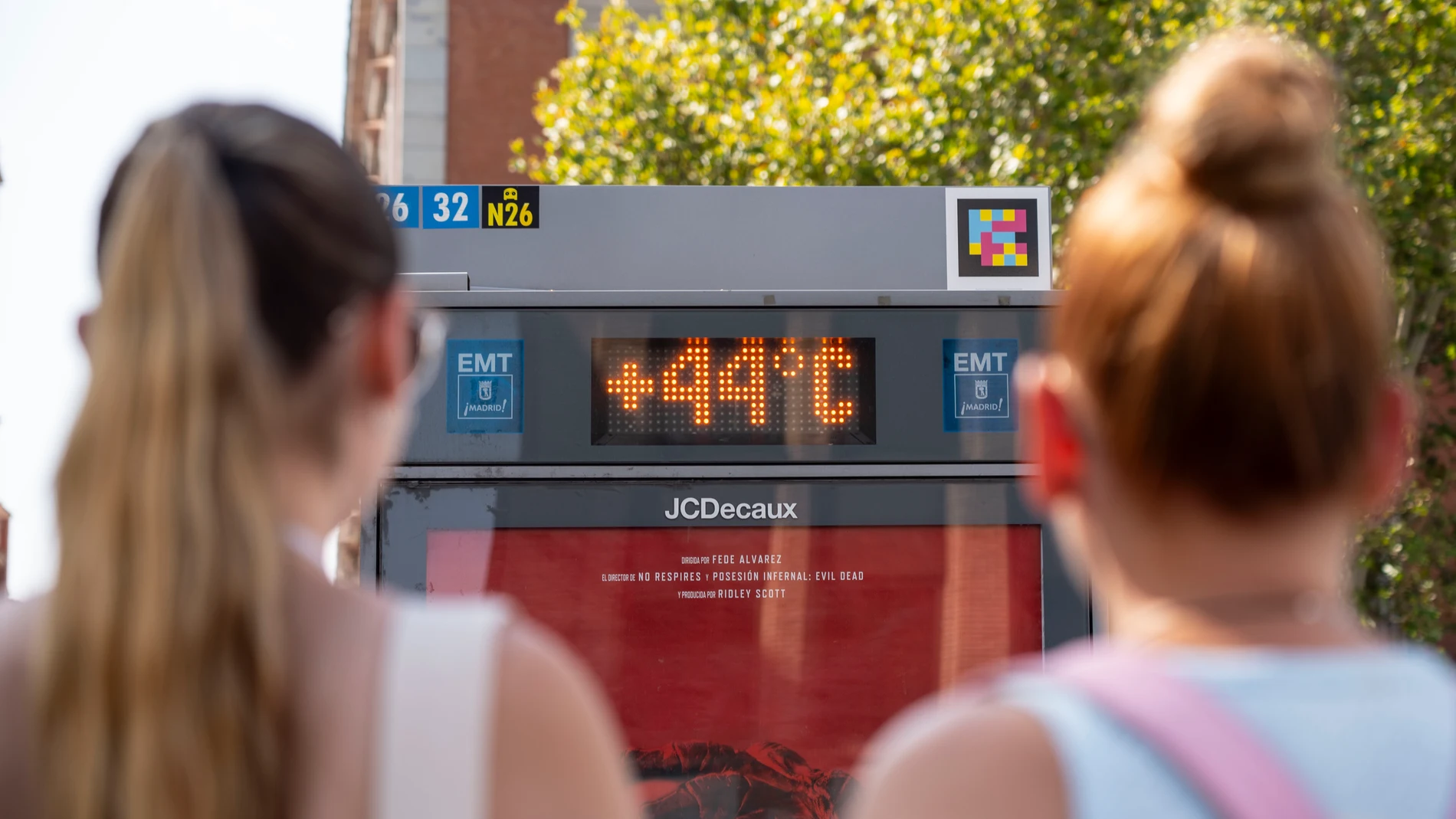 Altas temperaturas en el centro de Madrid