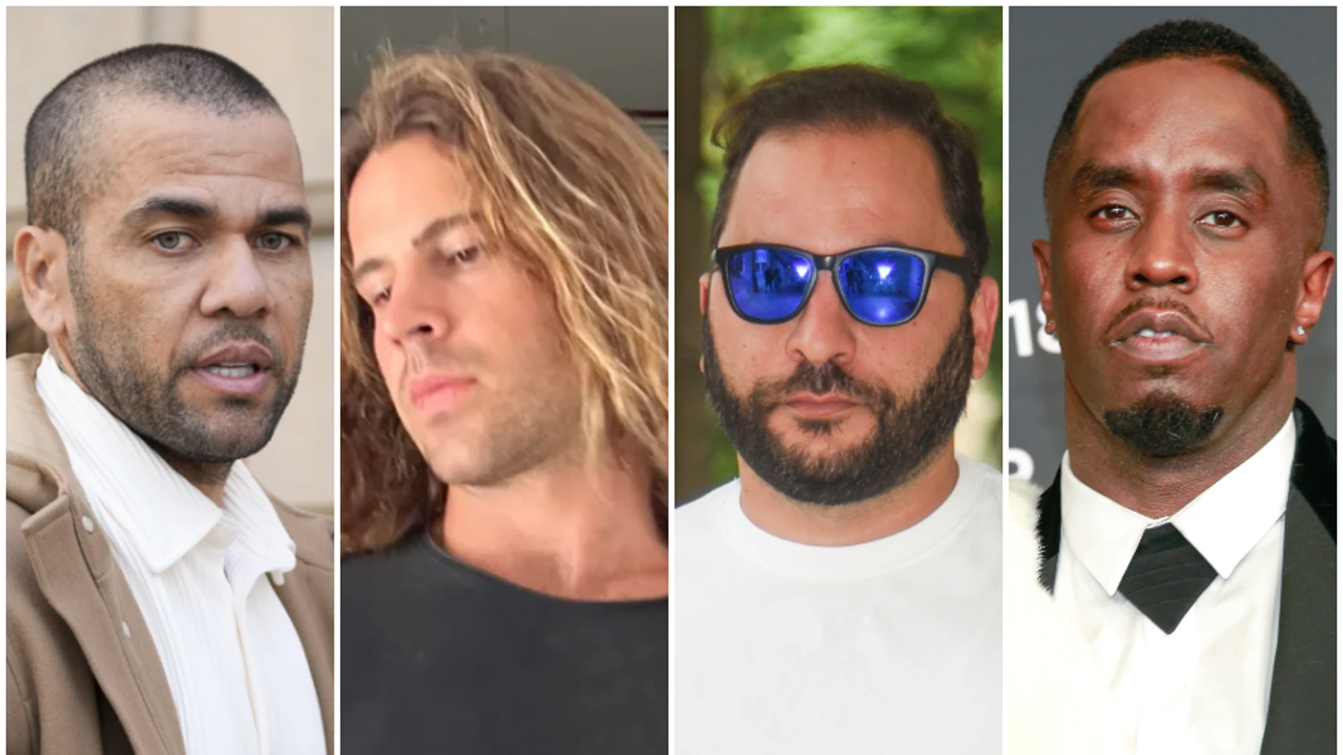 Dani Alves, Daniel Sancho, Antonio Tejado y Sean Combs