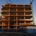 Edificio de viviendas en construcción en Madrid. © Jesús G. Feria. 