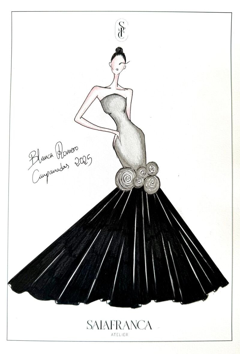 Boceto Blanca Romero.