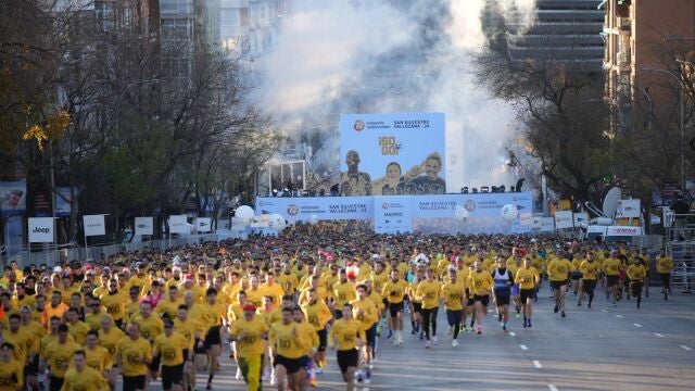 Cerca de 42.000 corredores participan en la San Silvestre Vallecana para despedir el 2024
