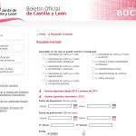 Página de búsqueda avanzada del Bocyl